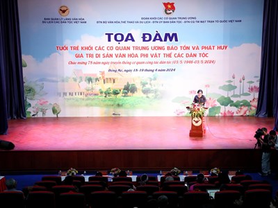 Tăng cường vai trò của đoàn viên, thanh niên trong bảo tồn, phát huy các giá trị di sản văn hóa phi vật thể các dân tộc