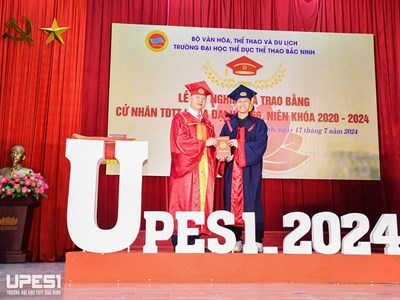  Trường Đại học TDTT Bắc Ninh tổ chức Lễ tốt nghiệp và trao bằng cử nhân TDTT năm 2024