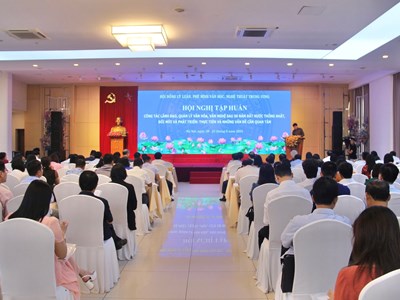 Tăng cường công tác lãnh đạo, quản lý văn hoá, văn nghệ sau 50 năm đất nước thống nhất, đổi mới và phát triển