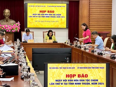 Tôn vinh, quảng bá những giá trị văn hóa dân tộc Chăm