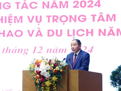 “Văn hóa là nền tảng - Thể thao là sức mạnh - Du lịch phát triển bền vững”