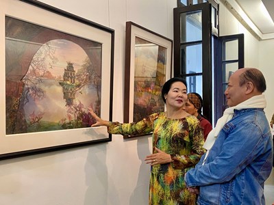 Khi sắc vải tái hiện hồn quê Việt