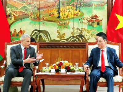 Vun đắp quan hệ hợp tác VHTTDL Việt Nam - Belarus