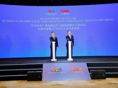 Công bố hợp tác giữa VTV và CMG trong sản xuất chương trình truyền hình