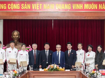 Gắn kết tình hữu nghị thông qua hợp tác về thể thao