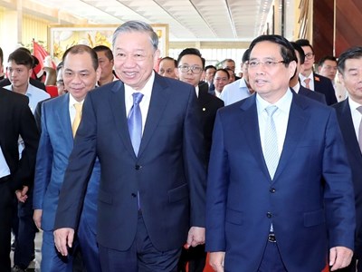 Tổng Bí thư Tô Lâm dự Lễ khai mạc Triển lãm Thành tựu đất nước