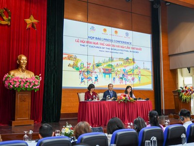 Lùi thời gian tổ chức Lễ hội Văn hóa thế giới tại Hà Nội lần thứ nhất