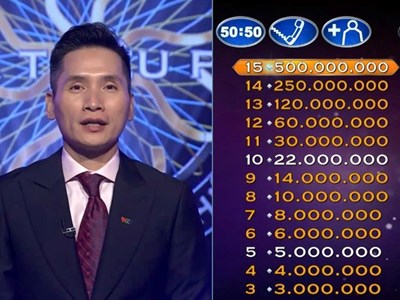 “Ai là triệu phú” tăng mức tiền thưởng
