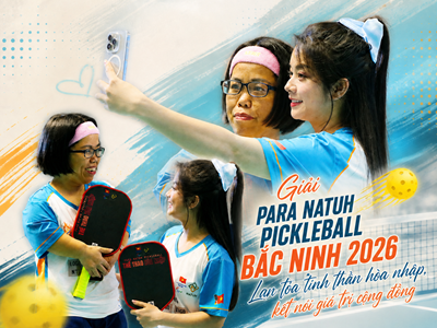 Những khoảng khắc ấn tượng tại chuỗi Giải Para Natuh Pickleball Bắc Ninh 2026