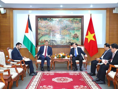 Việt Nam – Palestine: Thúc đẩy hợp tác, giao lưu văn hóa