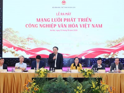 Gặp mặt doanh nhân, doanh nghiệp công nghiệp văn hóa và ra mắt “Mạng lưới Phát triển công nghiệp văn hóa Việt Nam”