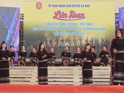Liên hoan Văn hóa cồng chiêng – Thể thao huyện Ea Kar lần thứ II  