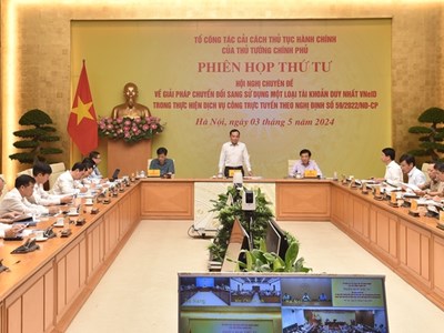 Từ 1.7, chỉ sử dụng duy nhất tài khoản VNeID khi thực hiện dịch vụ công trực tuyến