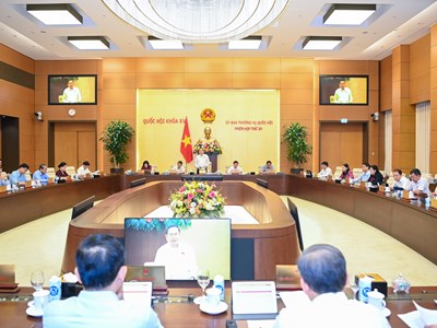 Khai mạc phiên họp thứ 35 của Ủy ban Thường vụ Quốc hội