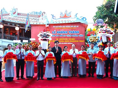 Khánh thành Dự án tu bổ di tích Chùa Cầu