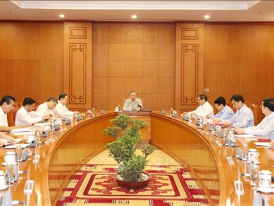 Tổng Bí thư, Chủ tịch nước Tô Lâm chủ trì họp phiên thứ hai Tiểu ban Nhân sự Đại hội XIV của Đảng