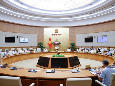 Thủ tướng chủ trì phiên họp Chính phủ chuyên đề pháp luật 