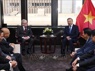 Tổng Bí thư, Chủ tịch nước Tô Lâm gặp thân mật nhóm trí thức người Việt ở thành phố Houston, Hoa Kỳ