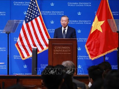 Tổng Bí thư, Chủ tịch nước Tô Lâm thăm và phát biểu chính sách tại Đại học Columbia