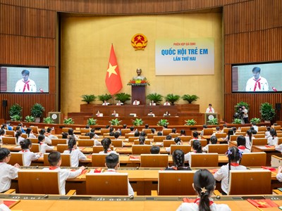 Phiên họp giả định 'Quốc hội trẻ em' lần thứ II