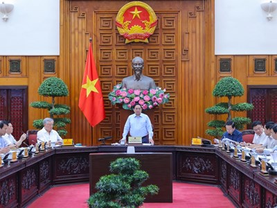 Thủ tướng chủ trì cuộc họp về dự án đường sắt tốc độ cao trục Bắc-Nam