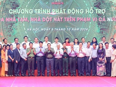 Thủ tướng dự chương trình 'Mái ấm cho đồng bào tôi'