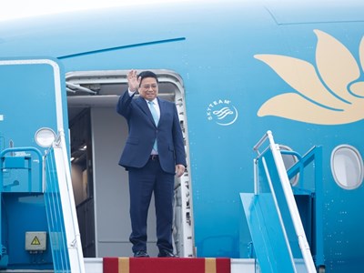 Thủ tướng lên đường tham dự các hội nghị GMS, ACMECS và CLMV tại Trung Quốc