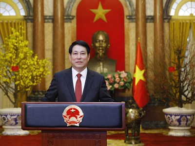 Chủ tịch nước Lương Cường chúc Tết giao thừa Xuân Ất Tỵ 2025