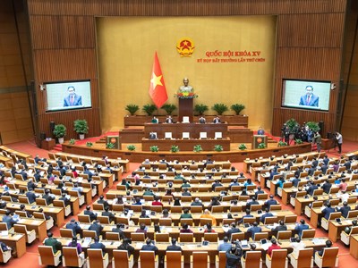 Nghị quyết của Quốc hội xử lý một số vấn đề liên quan đến sắp xếp tổ chức bộ máy nhà nước