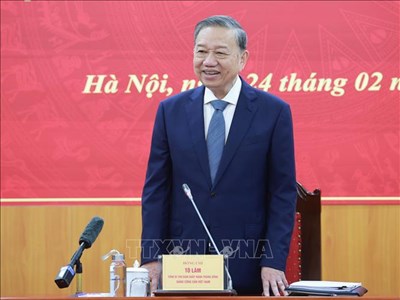 Tổng Bí thư Tô Lâm làm việc với Ban Chính sách, chiến lược Trung ương