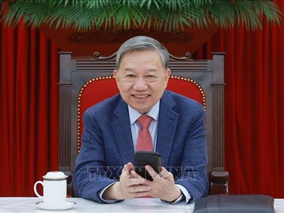 Tổng Bí thư Tô Lâm điện đàm với Tổng thống Hoa Kỳ Donald J.Trump