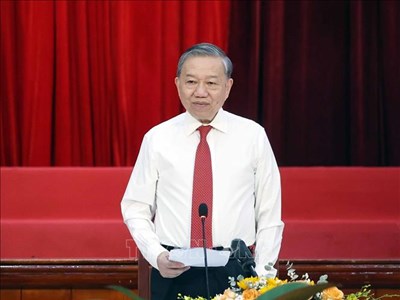 Phát biểu của Tổng Bí thư Tô Lâm tại buổi gặp mặt lão thành Cách mạng, người có công nhân kỷ niệm 50 năm Ngày Giải phóng miền Nam, thống nhất đất nước