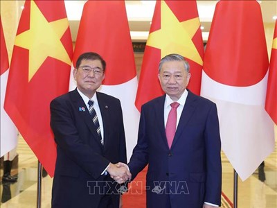 Tổng Bí thư Tô Lâm hội kiến Thủ tướng Nhật Bản
