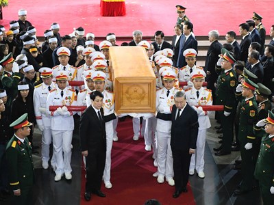 Cử hành trọng thể Lễ truy điệu nguyên Chủ tịch nước Trần Đức Lương 