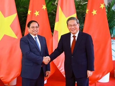 Thủ tướng Phạm Minh Chính hội đàm với Thủ tướng Trung Quốc Lý Cường