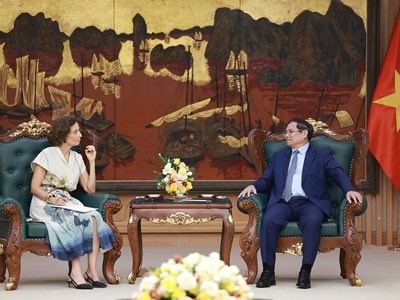 Thủ tướng đề nghị UNESCO tiếp tục ủng hộ ghi danh hồ sơ và bảo tồn các di sản văn hóa của Việt Nam