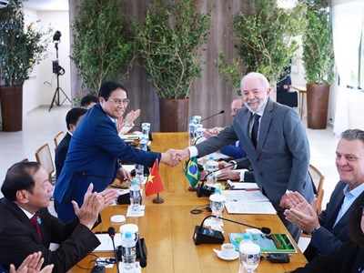 Thủ tướng Phạm Minh Chính hội đàm với Tổng thống Brazil