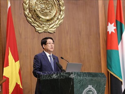 Phát biểu chính sách của Chủ tịch nước Lương Cường tại Liên đoàn Arập