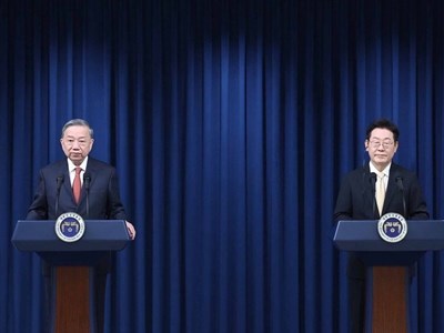 Việt Nam và Hàn Quốc ra Tuyên bố chung, nhất trí thúc đẩy hợp tác văn hóa, thể thao, du lịch