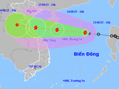 Giật cấp 15, mưa lớn trên diện rộng, có nơi trên 600 mm