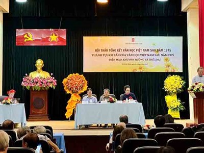 Hội thảo Tổng kết văn học Việt Nam sau 1975: Tạo đà cho bước phát triển mới 