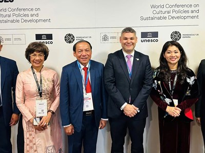 Bộ trưởng Nguyễn Văn Hùng dự Hội nghị Thế giới về Chính sách văn hóa và Phát triển bền vững