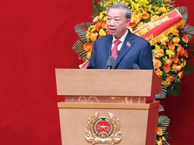 Phát biểu chỉ đạo của Tổng Bí thư Tô Lâm tại Đại hội Đảng bộ Công an Trung ương lần thứ VIII