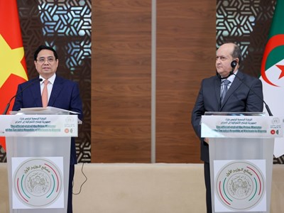 Việt Nam và Algeria nâng cấp quan hệ lên Đối tác Chiến lược
