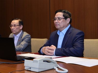 Từ Algeria, Thủ tướng họp khẩn trực tuyến về ứng phó mưa lũ, thiên tai, cứu hộ, cứu nạn