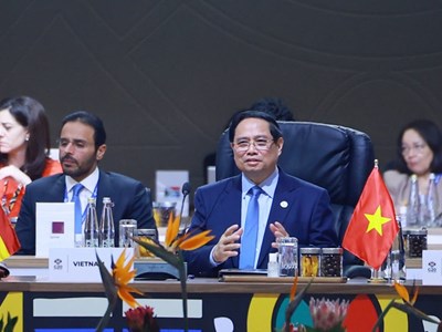 Thủ tướng Phạm Minh Chính bắt đầu các hoạt động tại Hội nghị Thượng đỉnh G20