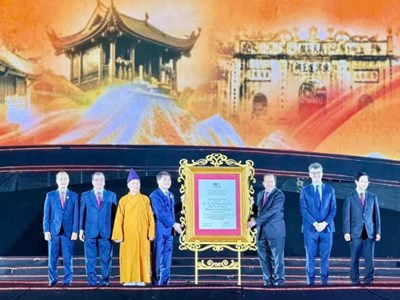 Lễ đón nhận Bằng UNESCO ghi danh Quần thể di tích và danh thắng Yên Tử - Vĩnh Nghiêm - Côn Sơn, Kiếp Bạc là Di sản Văn hóa thế giới