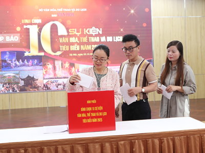 Mở cổng bình chọn 10 sự kiện Văn hoá, Thể thao và Du lịch tiêu biểu năm 2025