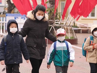 Hà Nội: Dưới  10°C, học sinh mầm non, tiểu học không phải đến trường