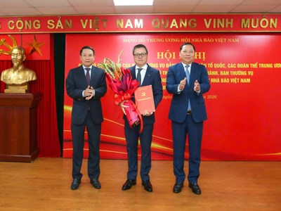 Chỉ định đồng chí Lê Quốc Minh giữ chức Bí thư Đảng ủy Trung ương Hội Nhà báo Việt Nam